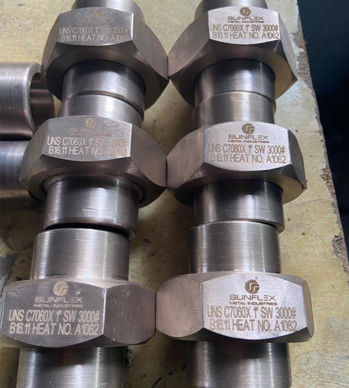 copper nickel 90 10 forged fittings