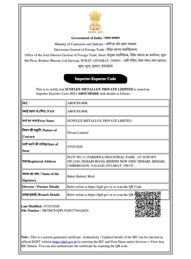Certificate Of IEC New