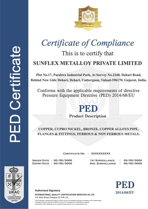 PED SUNFLEX METALLOY PRIVATE LIMITED